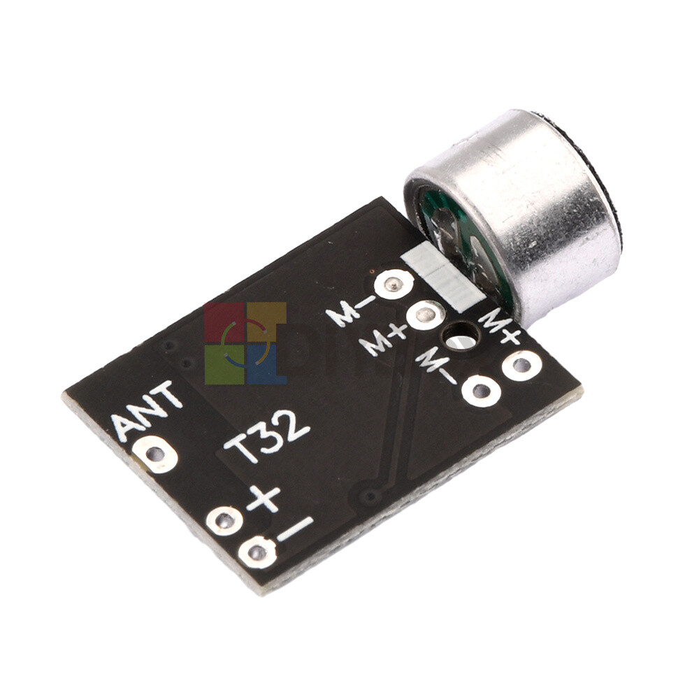 Wireless Microphone MIC FM 10dBm Transmitter Module Support Dual-channel Stereo