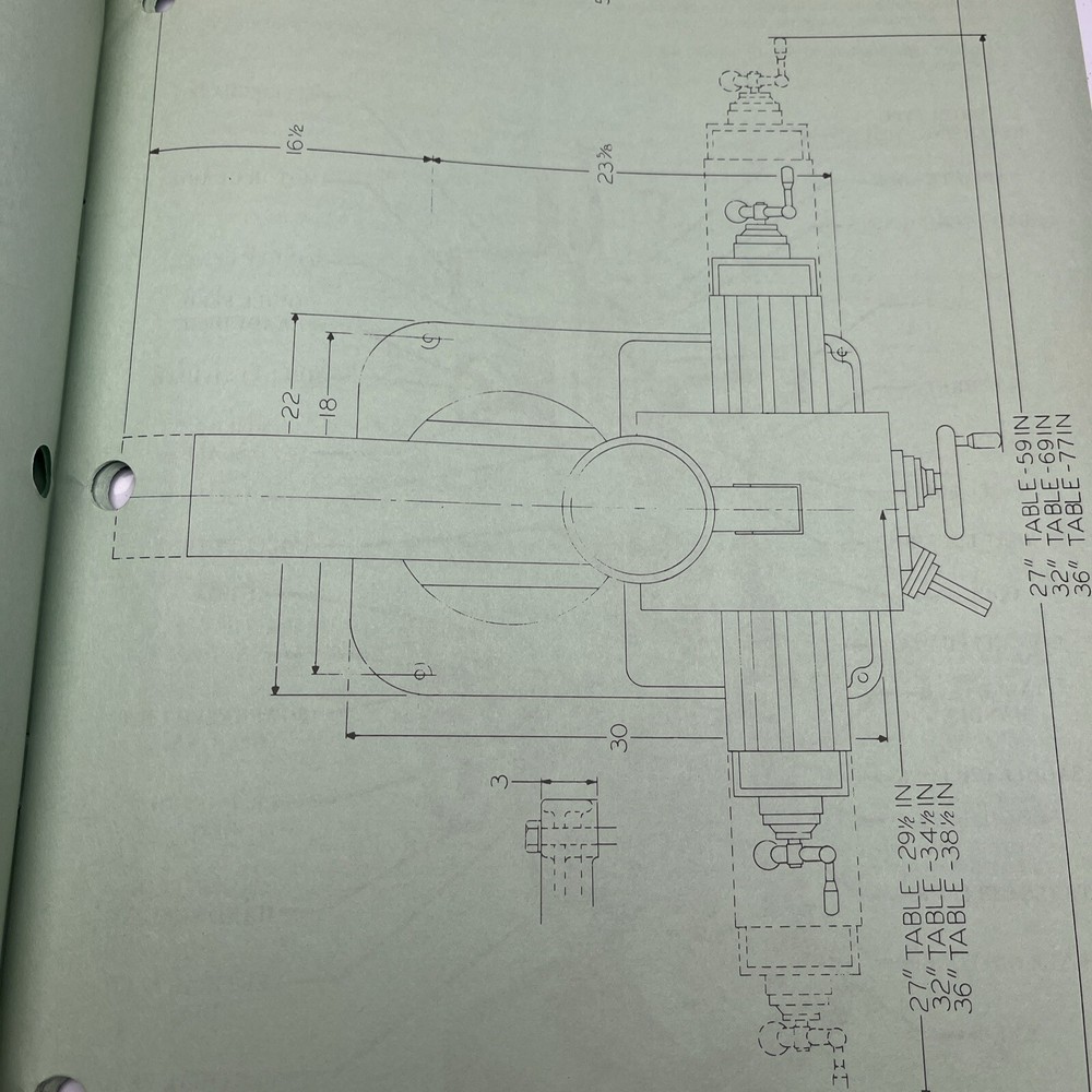 POWERMATIC Millrite Vertical Milling Machine Owner Operator's Manual