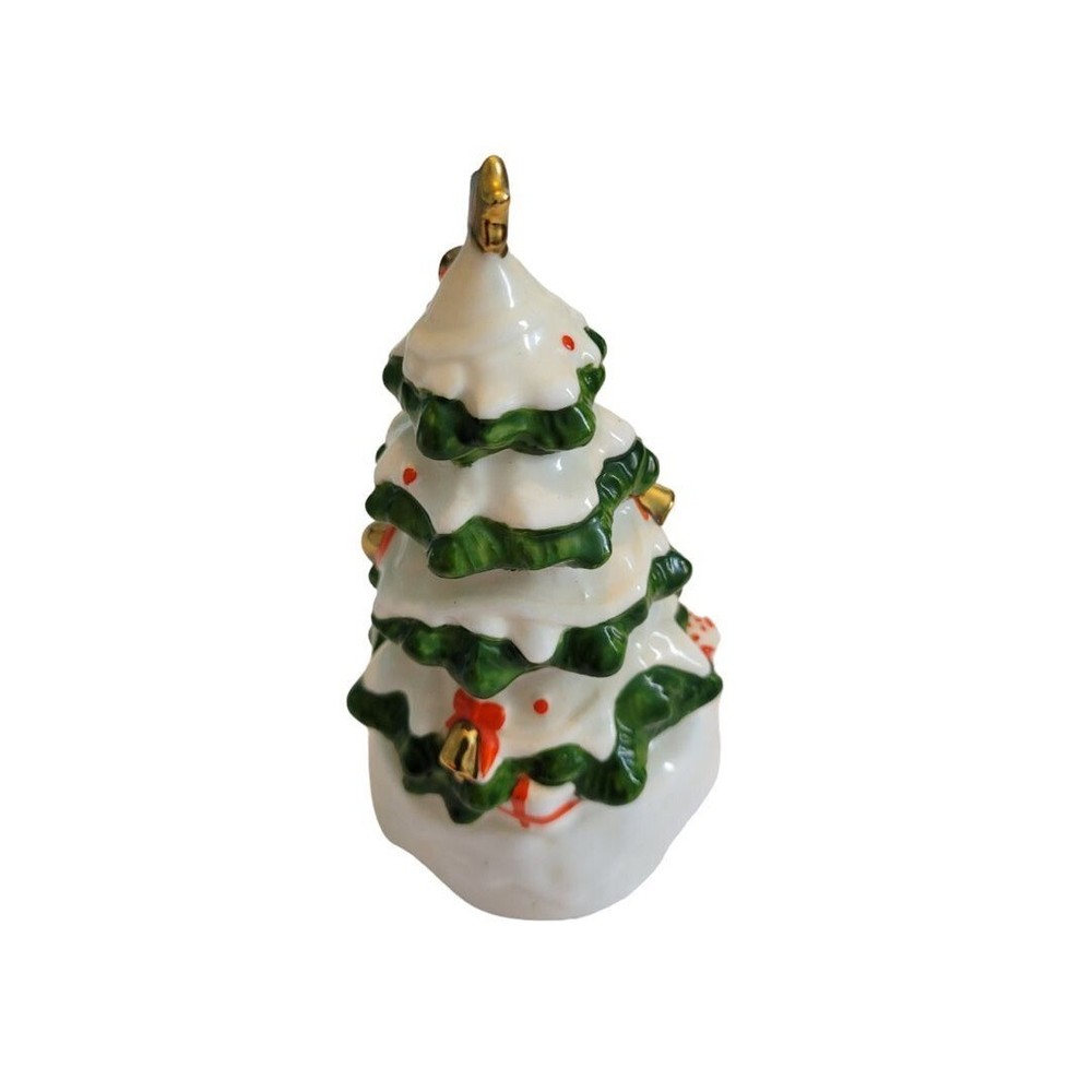 Ceramic Christmas Tree Hand Bell Dinner bell Taiwan