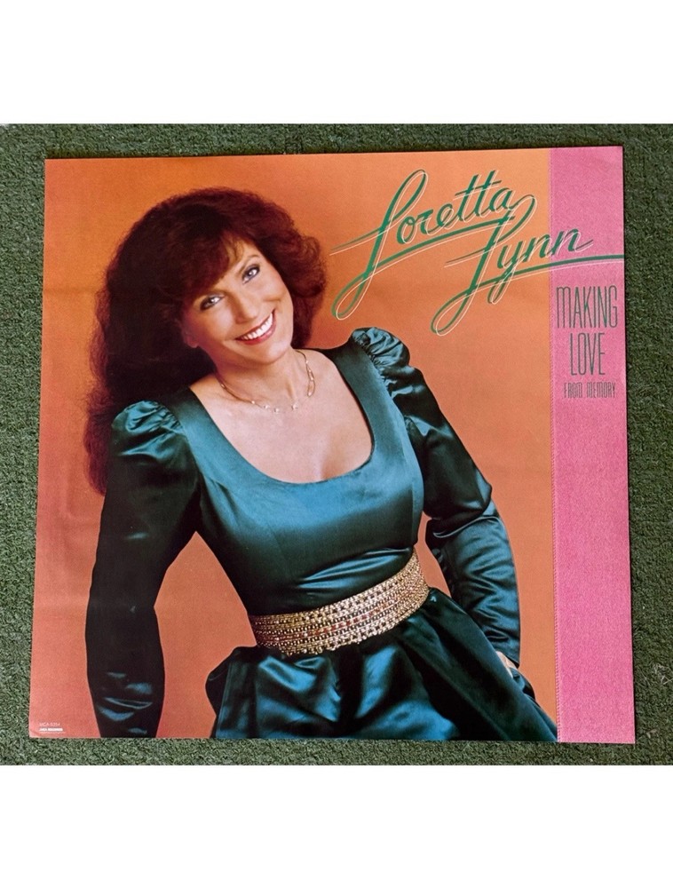 RARE LORETTA LYNN POSTER 1982 MAKING LOVE FROM MEMORY