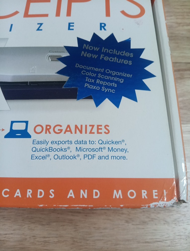 Neat Receipts Scanalizer Mobile Doc Scanner Digital Filing System New