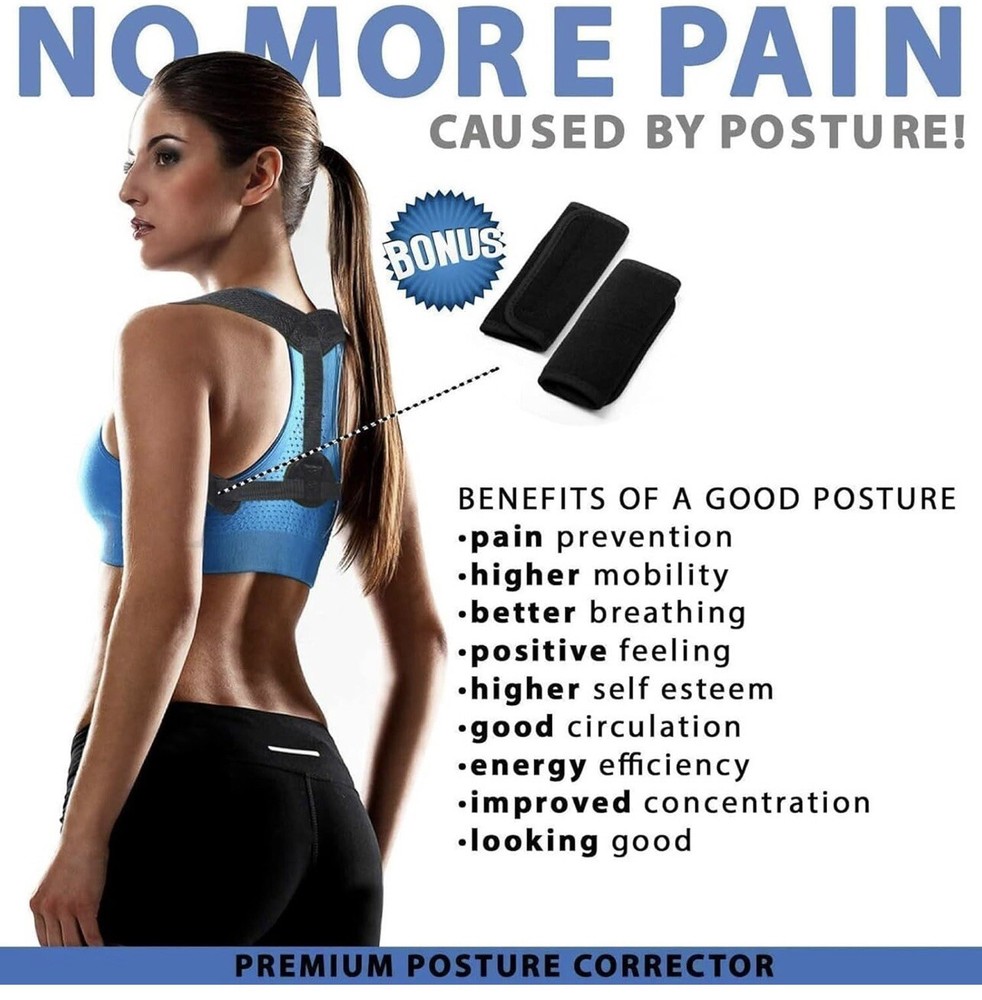 Brayfit Posture Corrector UNISEX Cures posture & back pain