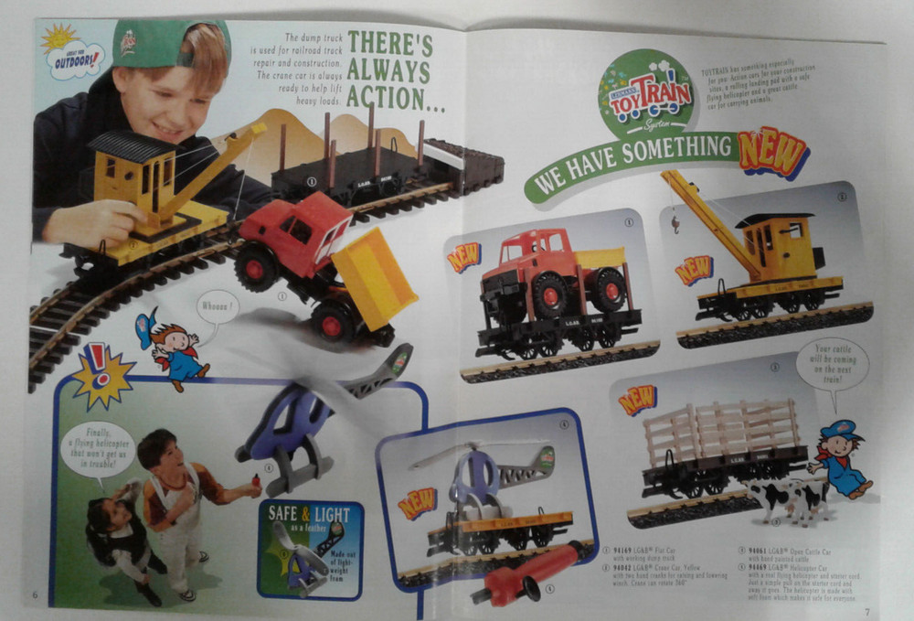 VINTAGE 1998 LEHMANN TOY TRAIN CATALOG #00466