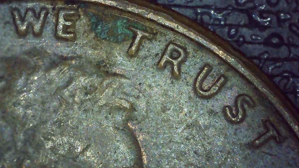 1979 D Lincoln Penny error repunched mintmark