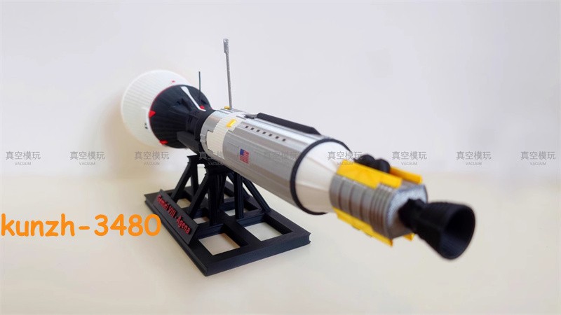 1/72 1/48 Gemini Spacecraft - Agena Finished Static Model 3D Printed Collection