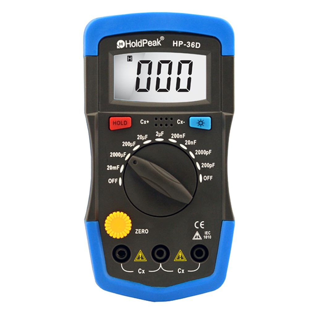 Digital Pro Capacitor Tester Multimeter Capacitance Meter 200pF-20mF Back Light