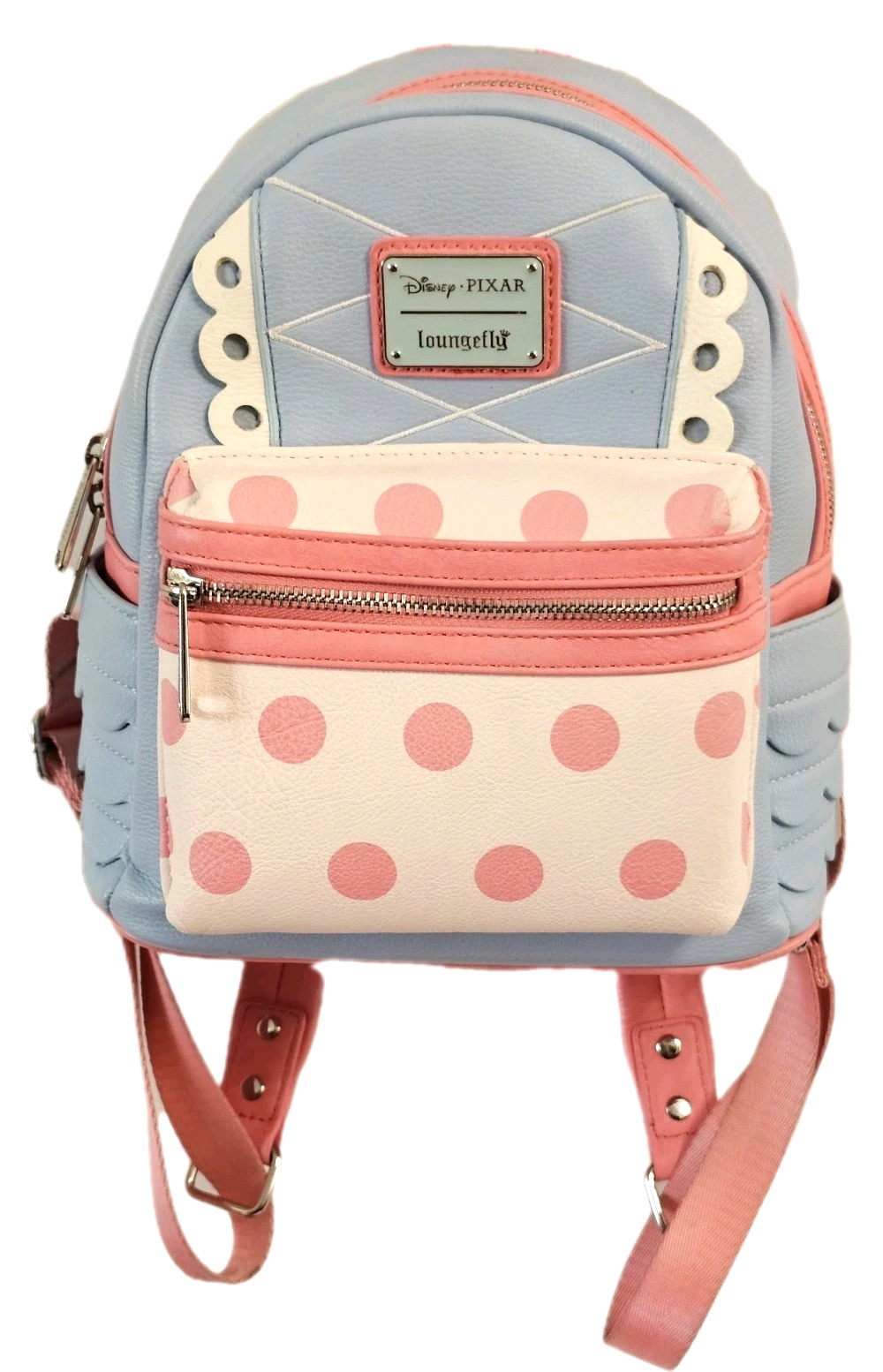 Disney Loungefly Toy Story Bo Peep Polka Dot Mini Backpack Rare Gently Pre-owned