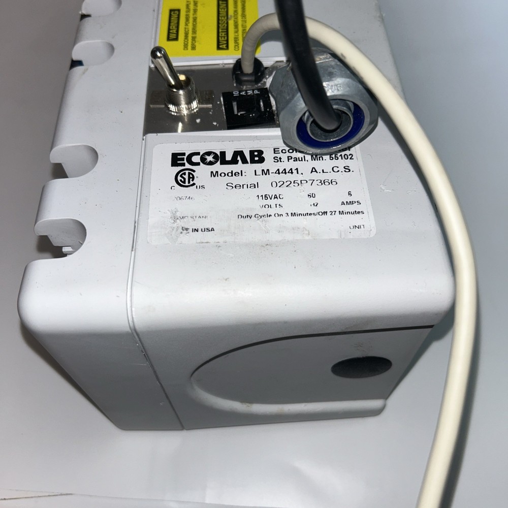 ECOLAB Advanced Laundry Control 4 Pump Only Model LM4441 Tested Working
