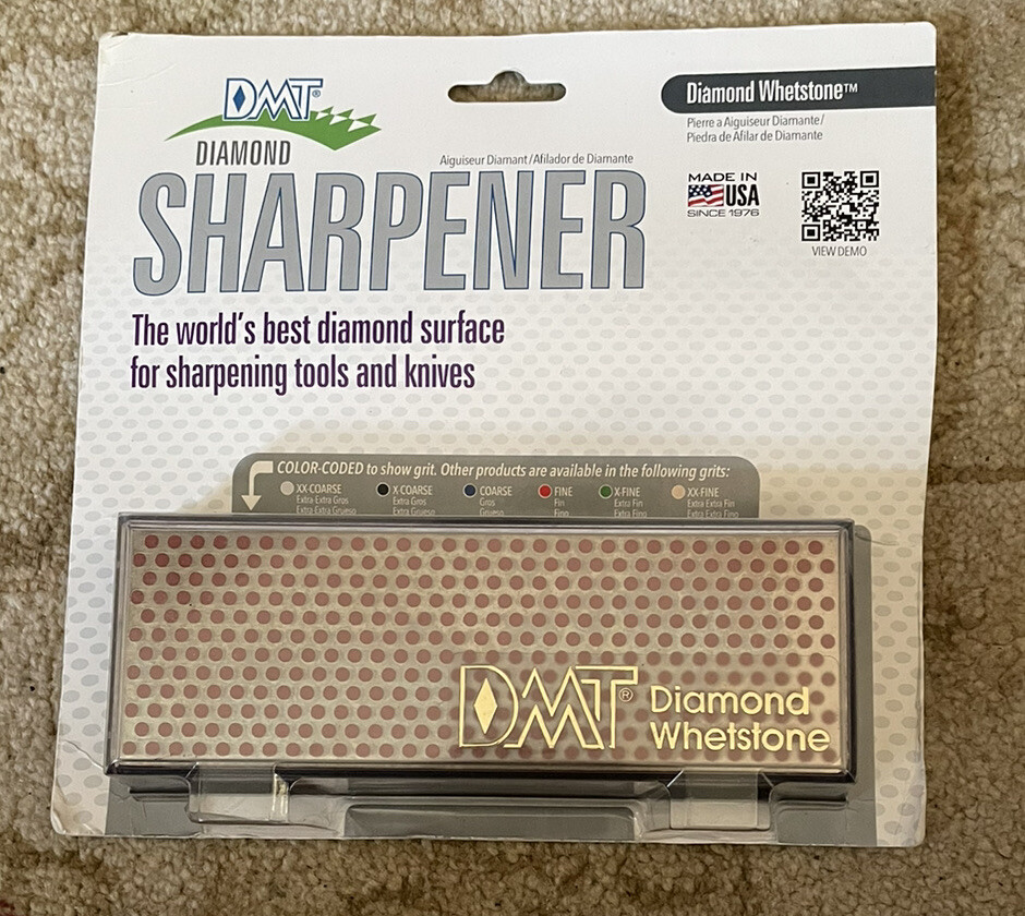 DMT Diamond Whetstone Fine Grit Knife Sharpener W6FP
