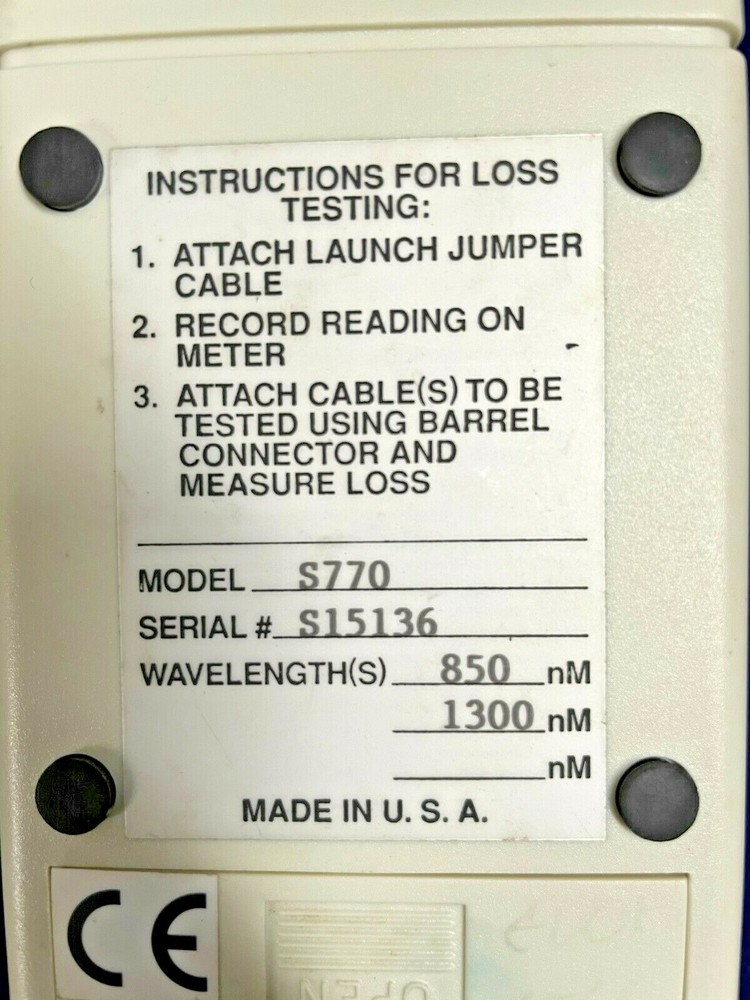 FOTEC Mini S770 - Fiber Optic Testing Equipment - WORKING-READY!