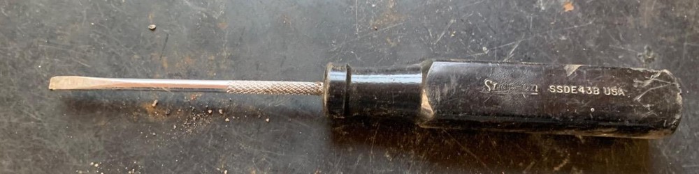Snap-On SSDE43B 1/8” Slot Electronics Screwdriver