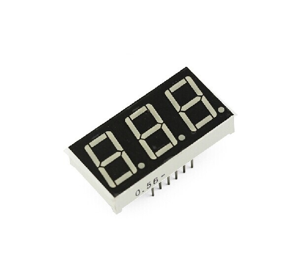 5PCS 0.56 inch 3 digit Red Led display 7 segment Common cathode GOOD QUALITY