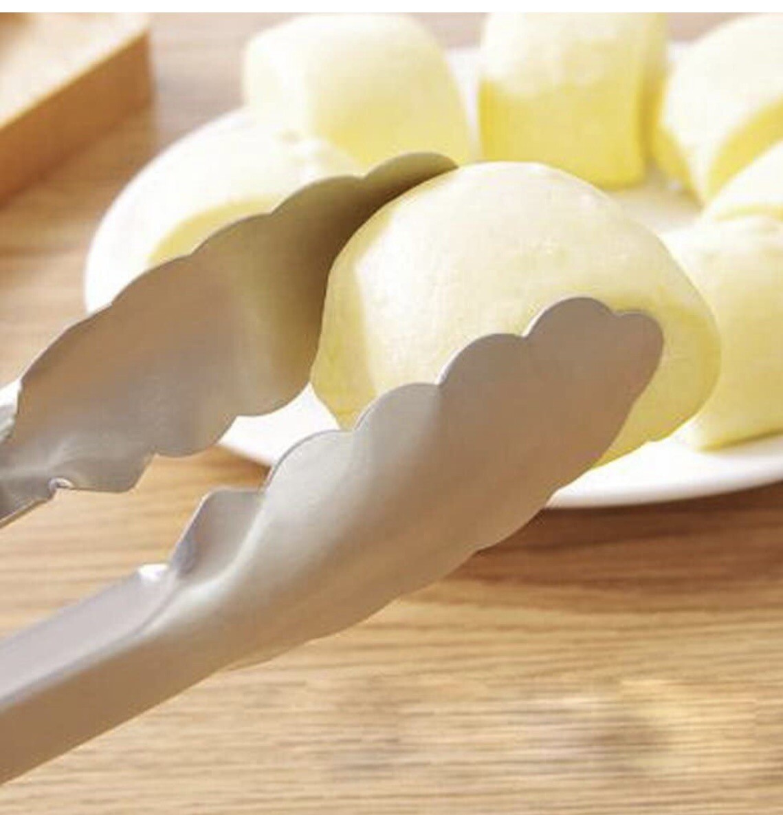 304 Stainless Steel Kitchen Cooking Tongs, 9" and 12" Set of 2