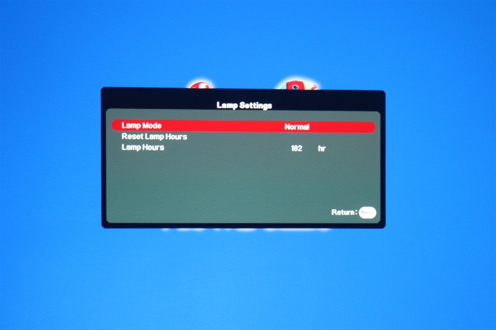 ViewSonic PRO8530HDL projector 182 Lamp Hours