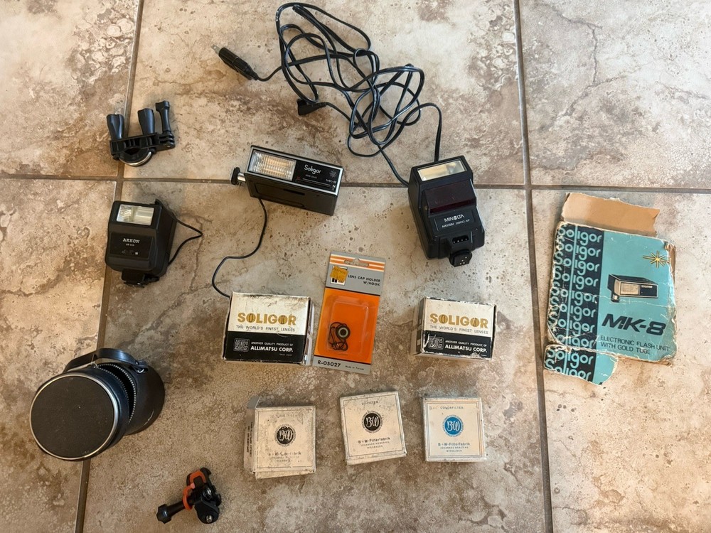 Various vintage Camera Accessories