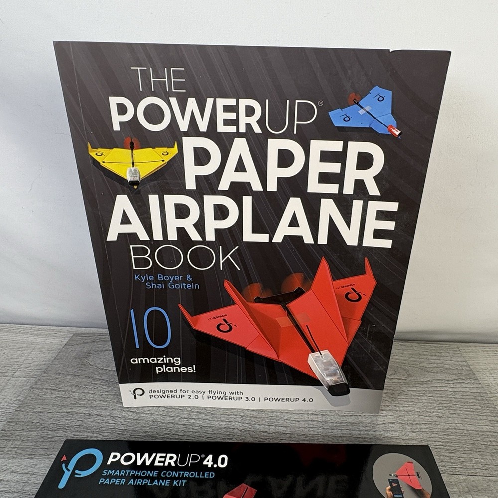PowerUp 4.0 Bluetooth Paper Airplane Ultimate Bundle - Module, Book & Templates