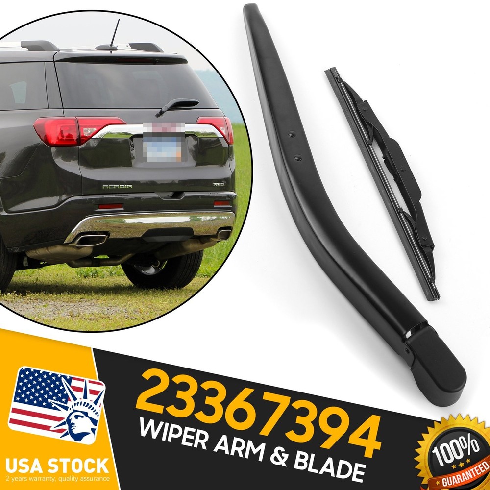 1Set Soft rubber Rear Windshield Wiper Arm & Blade 17''+10'' Replacement  KIT