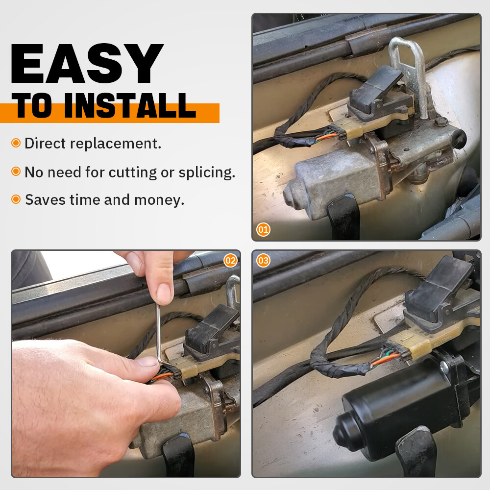 For 1986-2002 Cadillac Eldorado Buick Trunk Lid Pulldown Motor 5 Pin 16889150