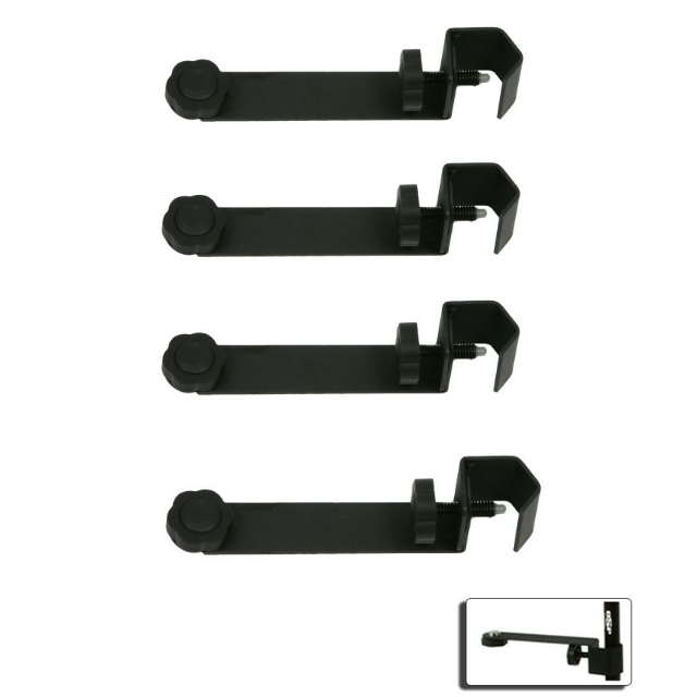 4  Side-Mounting Microphone Stand Adapters
