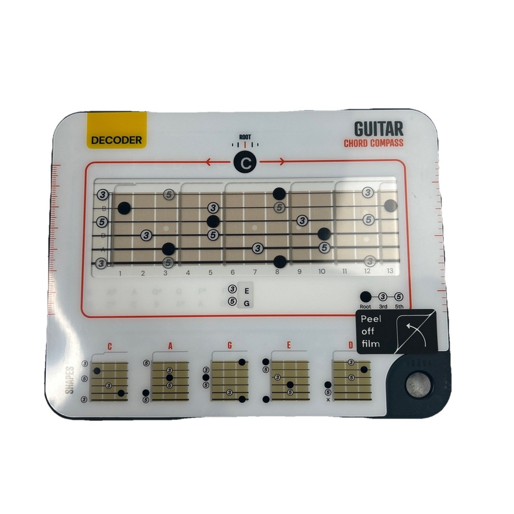Sliding Guitar Chord Compass Decoder Solo Dec-comp-guitar-chord-solo  Learn