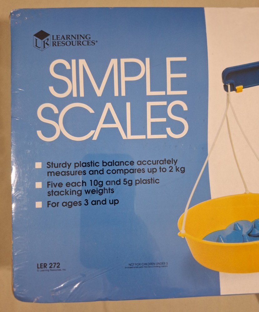 Learning Resources Simple Scales Balance LER272 Classroom Math Scale(79...