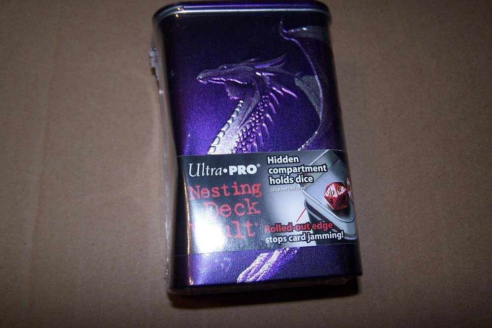 Ultra Pro 2013 Purple Dragon Nesting deck Vault Dinged