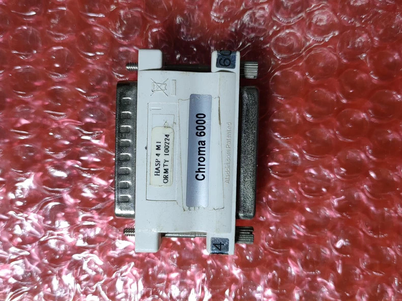 1PC USED original chroma6000 encryption lock working Fast delivery