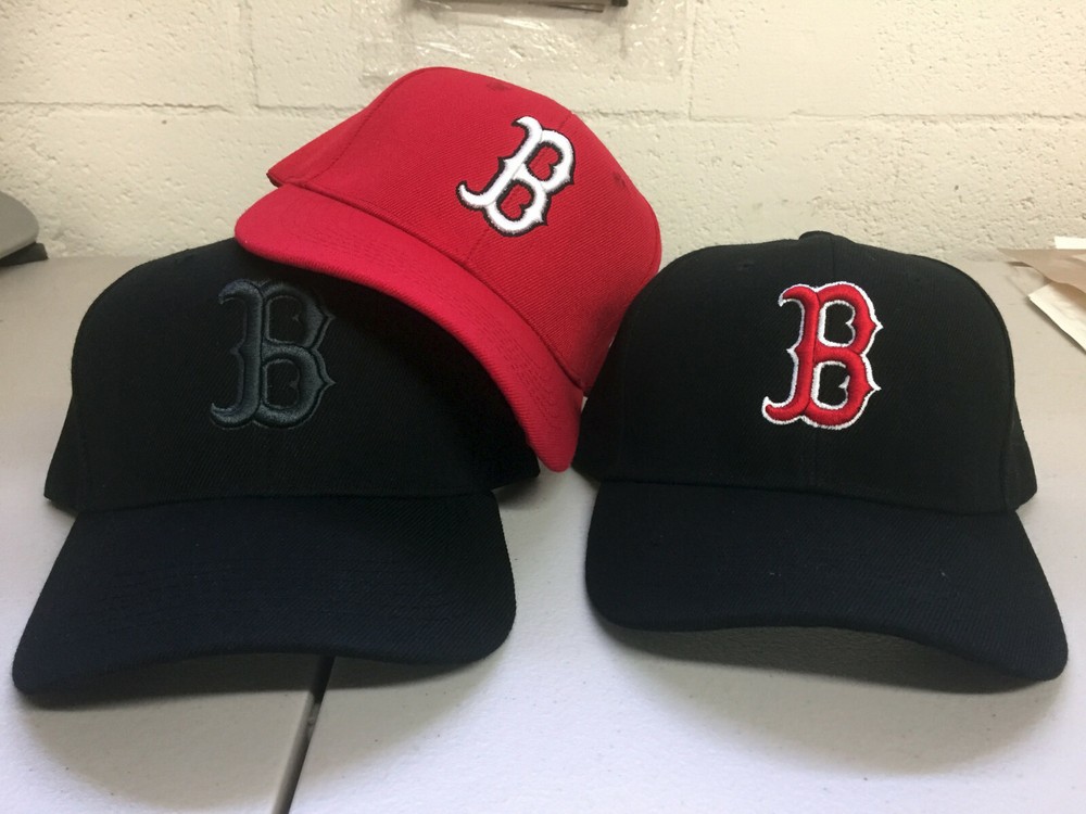 Boston Red Sox Cap Logo Hat Embroidered Men Adjustable Curved
