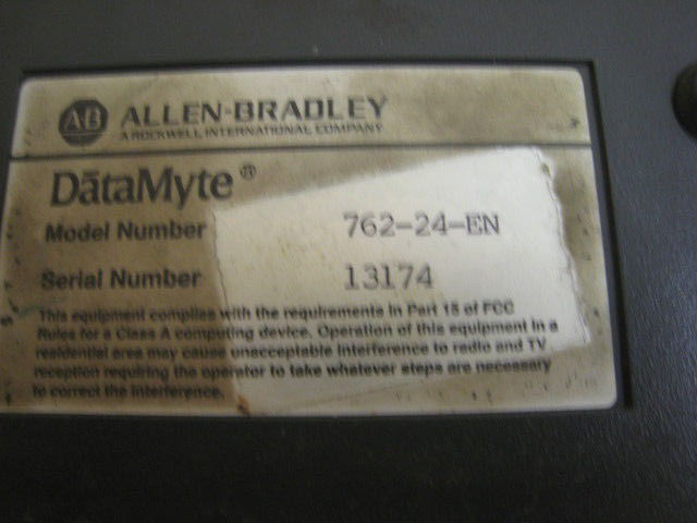 DATAMYTE 762-24-EN DATA AQUISITION TERMINAL FREE SHIPPING