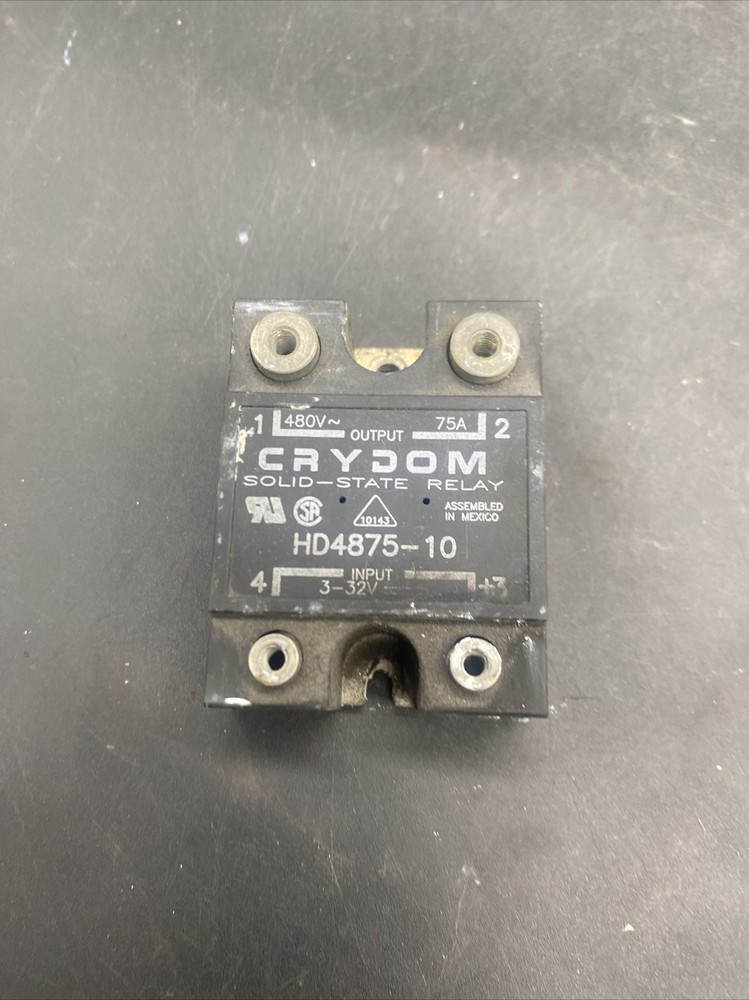 Crydom HD4875-10 Solid State Relay. Free Shipping!!! Pre Owned!!!
