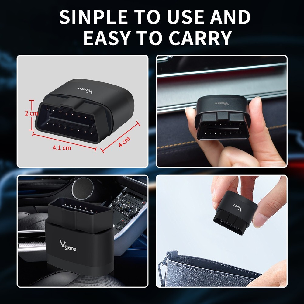 Vgate iCar Pro 2S ELM327 Bluetooth 4.0 for Android/IOS/PC OBD2 Diagnostic Tool