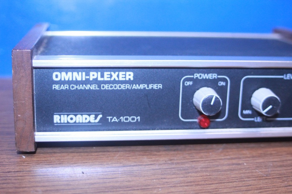 Rhoades Model Ta 1001 Omni Plexer Rear Channel Decoder/Amplifie R