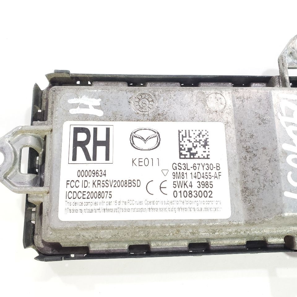 Used Blind Spot Detection System Warning Control Module fits: 2009 Mazda 6 Drive