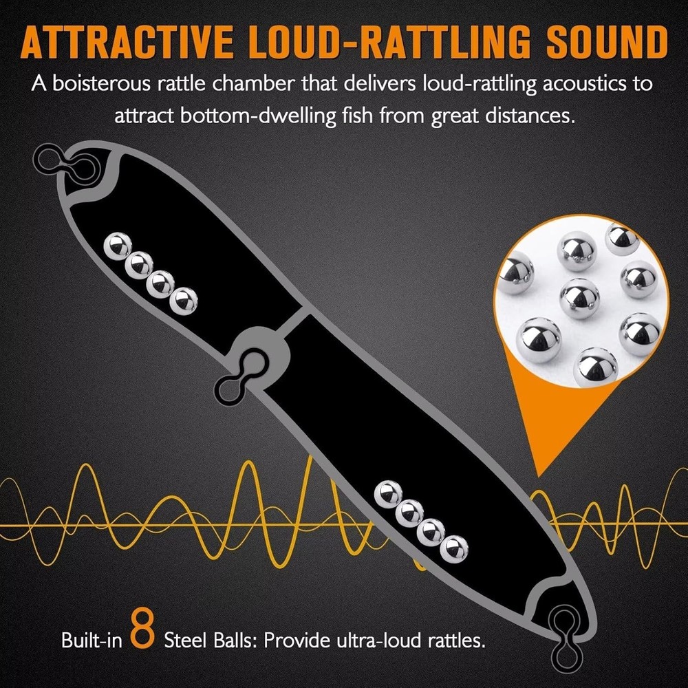 Dovesun Catfish Rigs Tackle with 7/0 Circle Hook, Sharp B * 6PCS