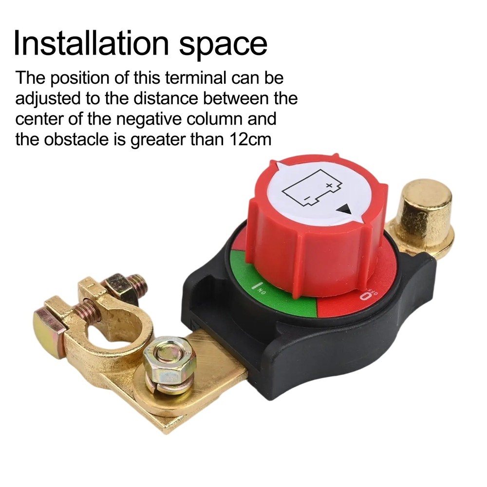 Compact and Efficient Battery Isolator Cut Off Switch for Marine Applications