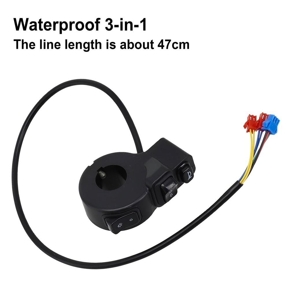 Waterproof Bike Conversion Switch Long Cable Length for Easy Installation