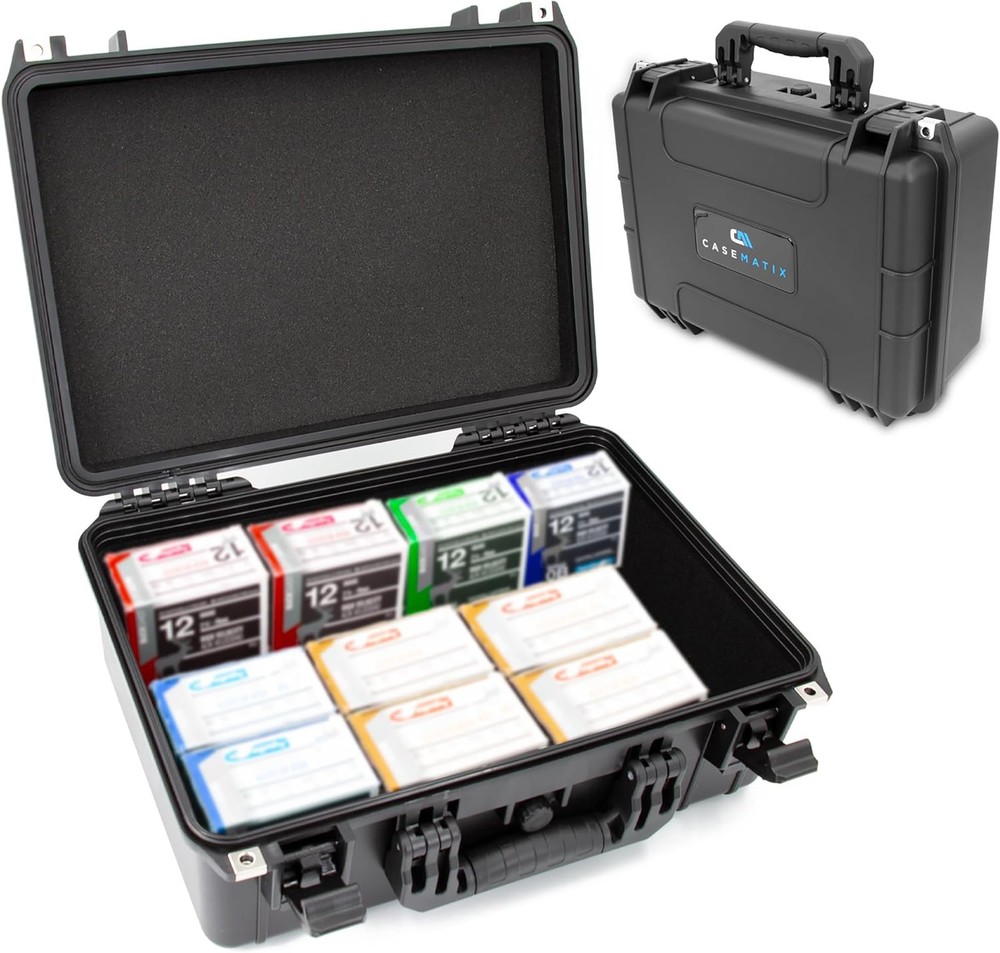 CASEMATIX 18" Waterproof Hard Ammo Case Lockable Ammunition Storage Box