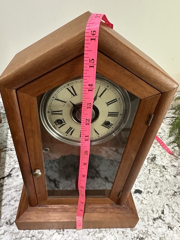 Antique Clock With Shelf