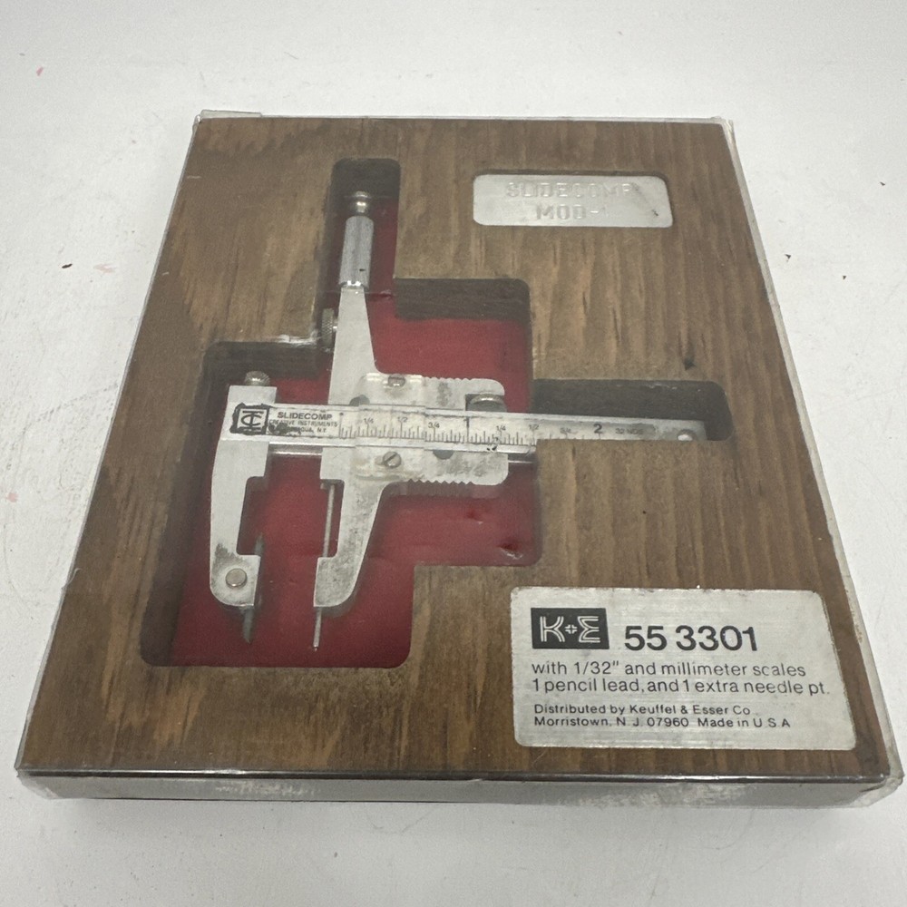 KEUFFEL & ESSER/CREATIVE INSTRUMENTS SLIDECOMP MOD-1 DRAFTING COMPASS 553301