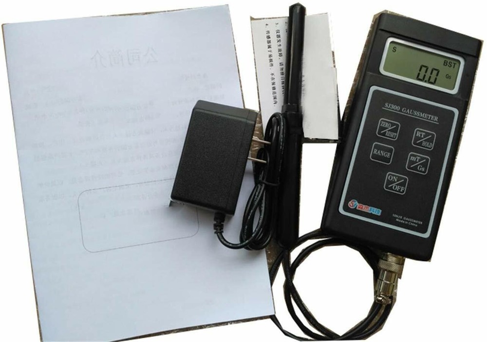 DC Surface Magnetic Field Tester Gauss Meter Teslameter 0-200mT~2000mT