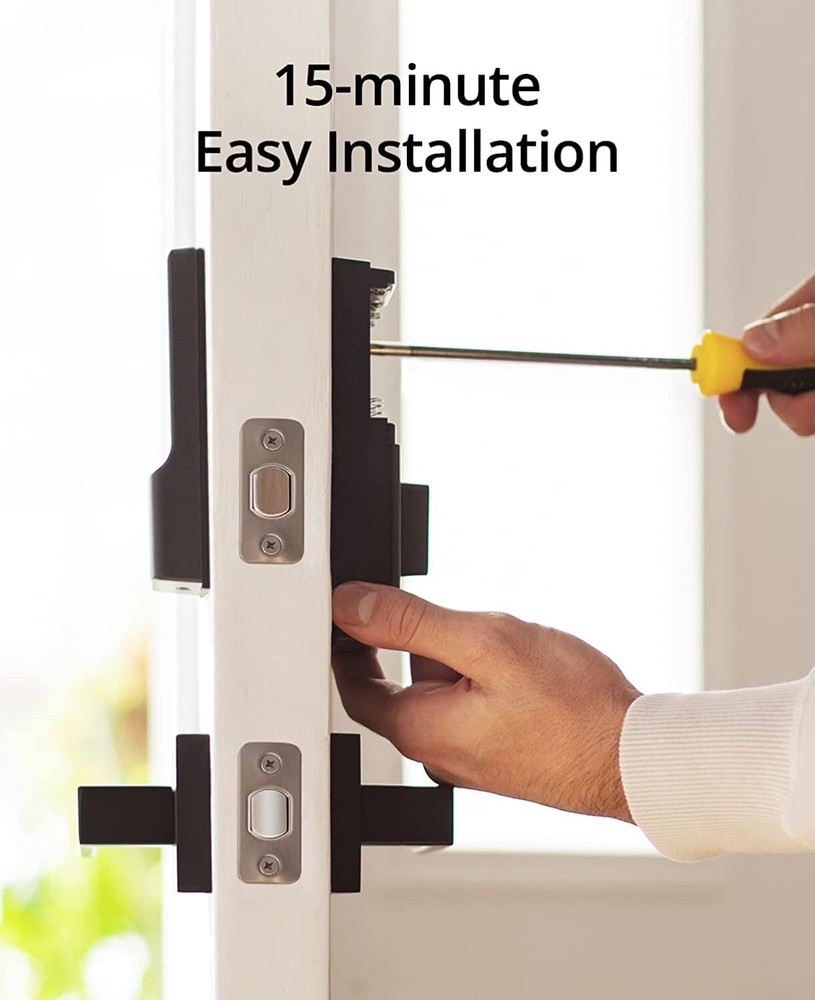 eufy Security C210 WiFi Smart Lock - Keyless Entry, Touchscreen Keypad, App Cont