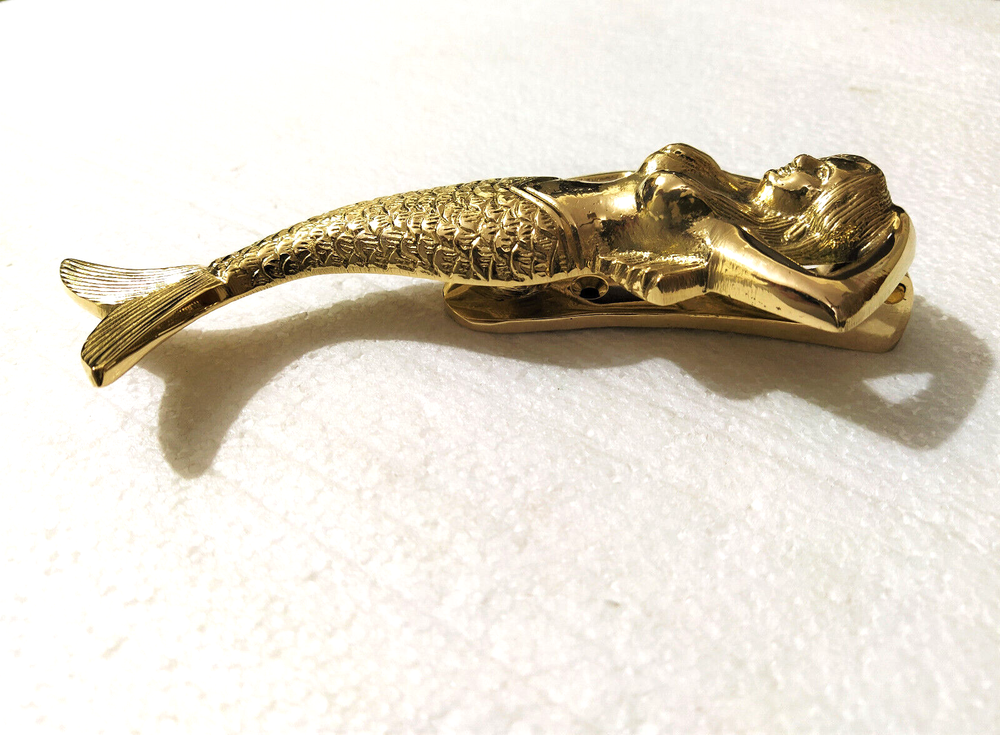 Brass Mermaid Door Knocker Solid Brass