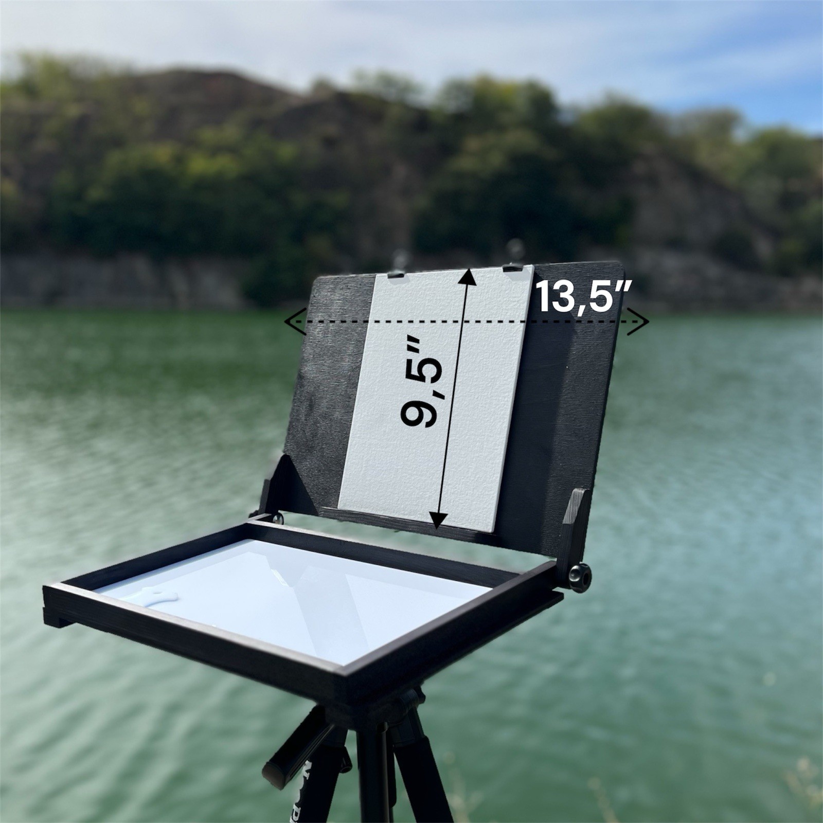 Deep Pochade Box 14*10 “ Plein Air Travel Easel -Portable Artist paint storage