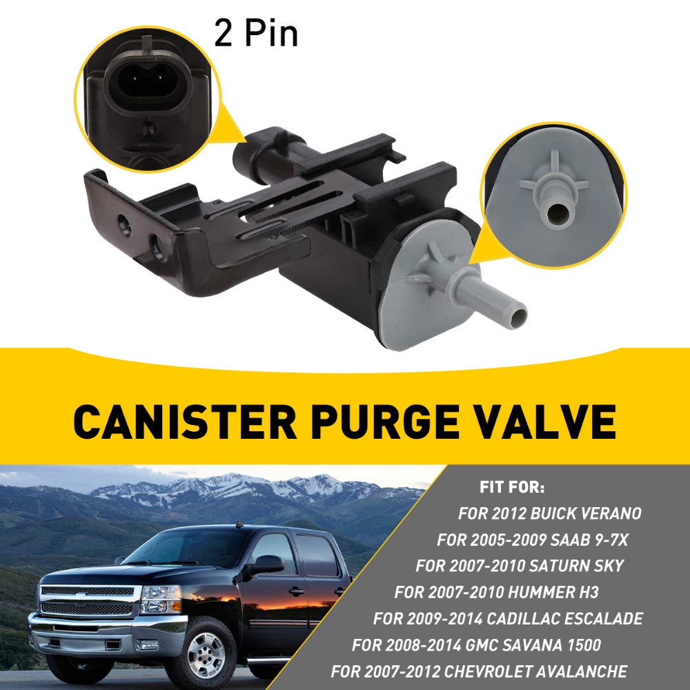 VAPOR CANISTER PURGE SOLENOID EVAP VENT VALVE CONTROL 12581349 FOR CHEVY BUICK