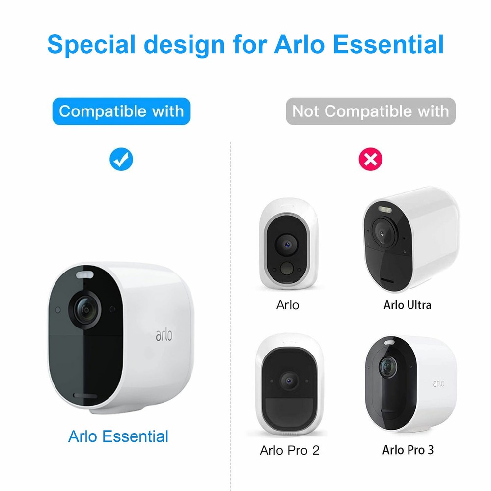 HOLACA Silicone Skins Protective Case for Arlo Essential Security Cameras