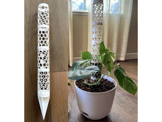 Stackable Vertical Moss Grow Pole Totem Aroids Indoor Climbing Plants Monstera