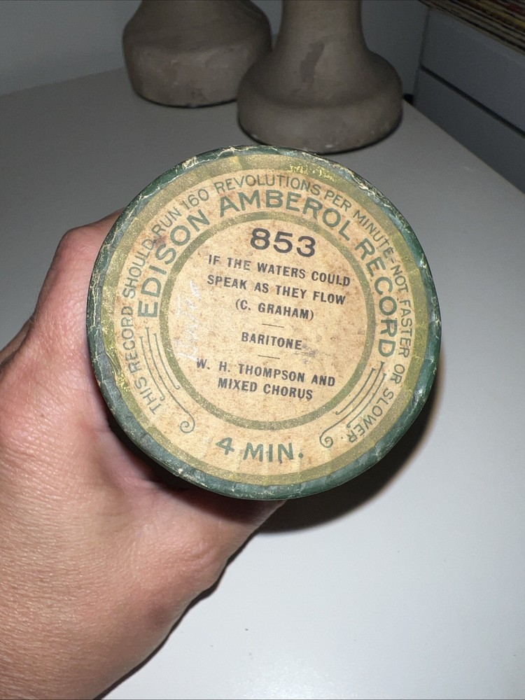 Vintage Edison Amberol Record 853