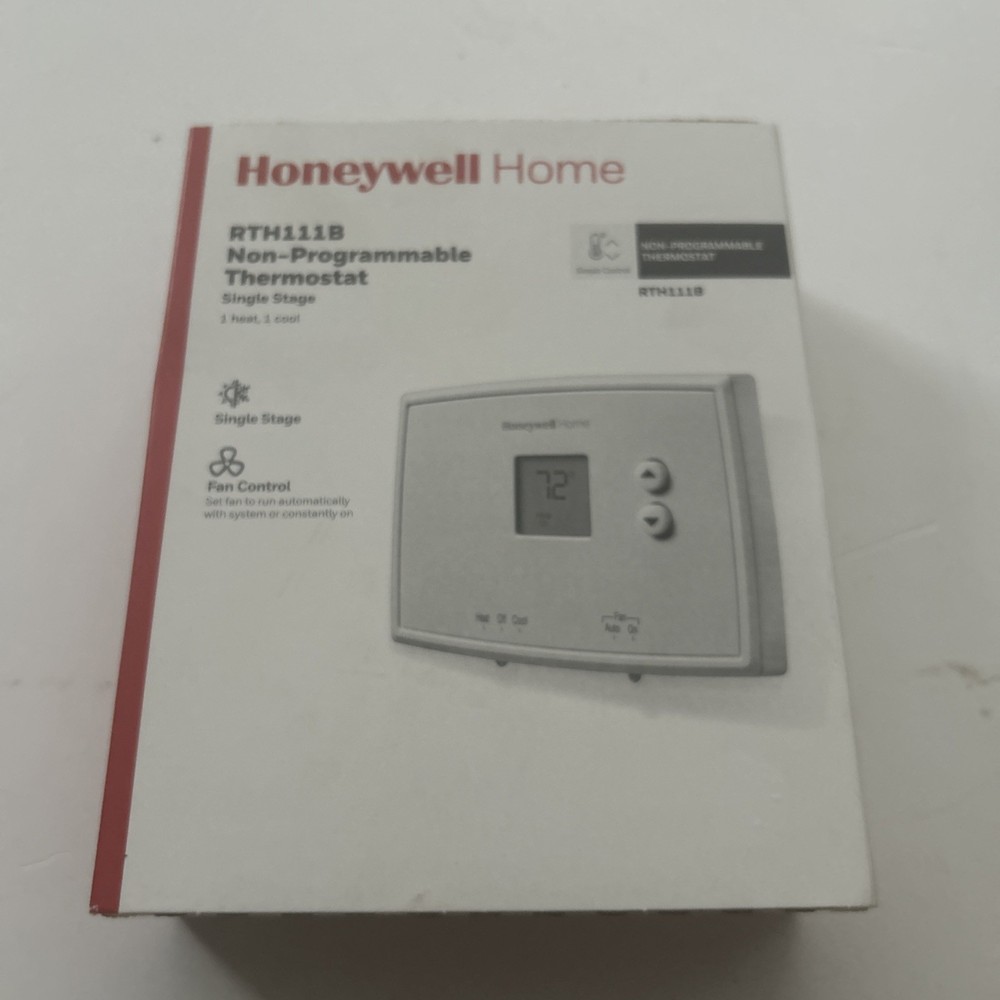 Honeywell RTH111B1024 Digital Non-Programmable Thermostat - White