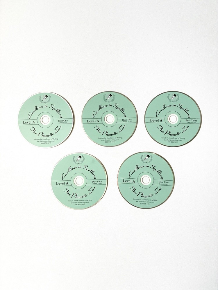 Phonetic Zoo Level A – Self‑Teaching Spelling Program, 5 CDs Tested & Working