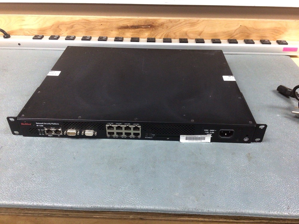 Network Security Platform M-1250 Untested AS IS - McAfee security appliance